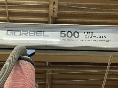 Vaculex Vacuum Lift with Gorbel Bridge Crane