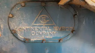 USED EMSCO F-500 TRIPLEX MUD PUMP