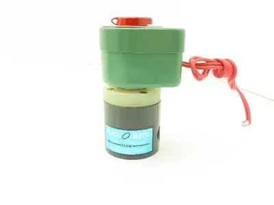 Plast-o-matic EUC2V8G20 PVC Automatic Control Valve Pneumatic 1/8" 120V Coil