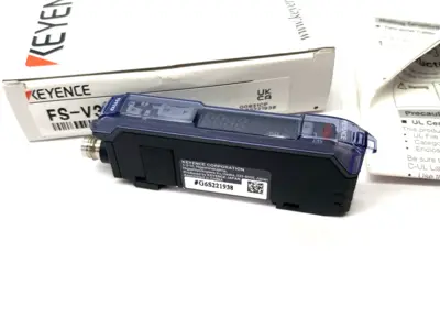 USED KEYENCE FIBER AMPLIFIER MAIN UNIT, M8 CONNECTOR TYPE
