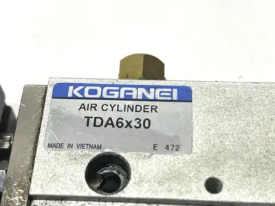 TDA6x30 | Koganei  Pneumatic Air Cylinder w/Auto Switch DAMAGED CONNECTOR - Used