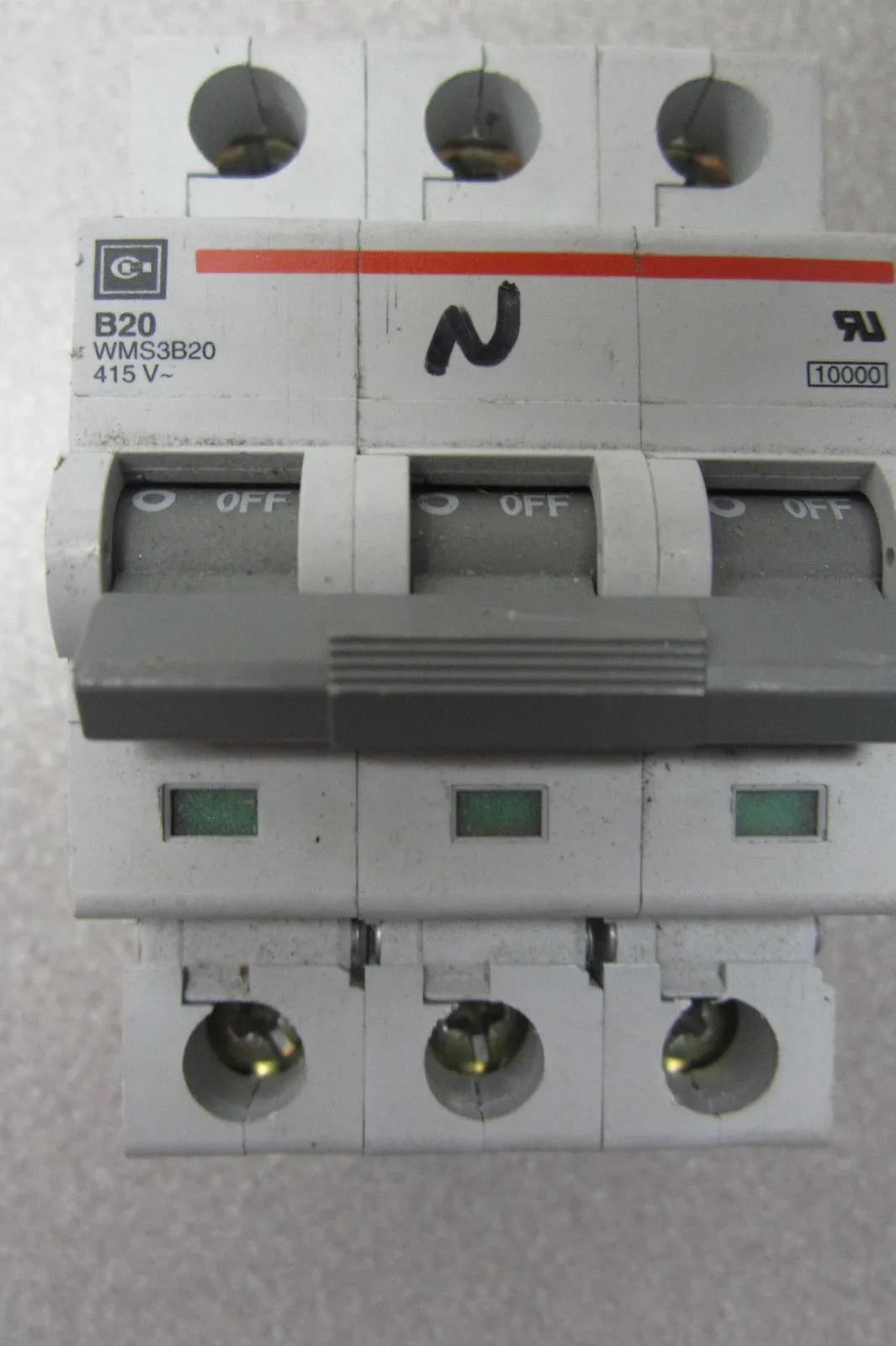 CUTLER HAMMER WMS3B20 CIRCUIT BREAKER