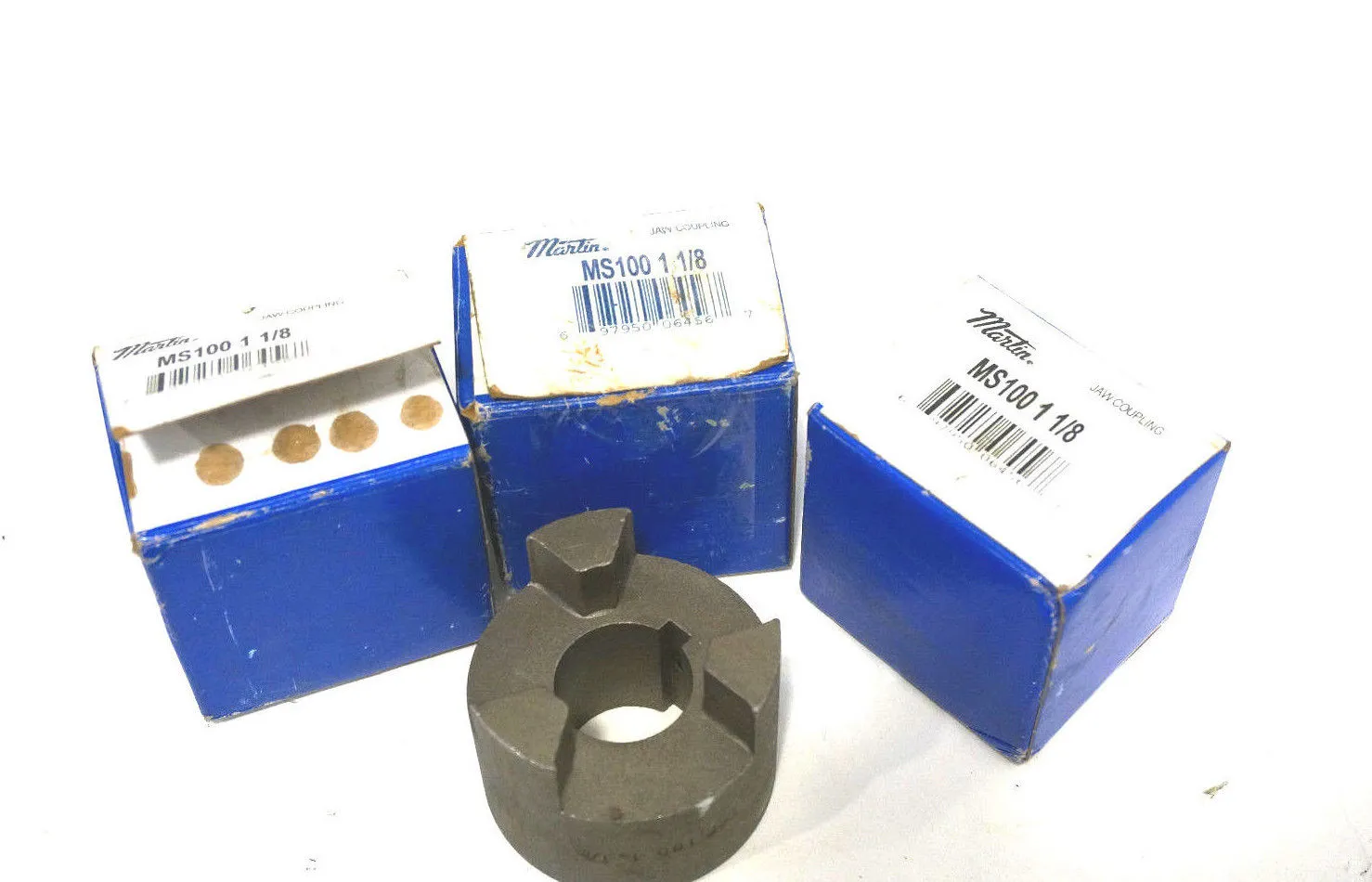 3 NEW MARTIN SPROCKET MS100-1 1/8 COUPLING MS100118