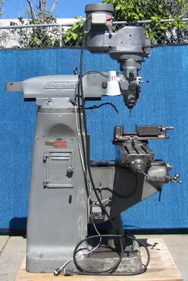Bridgeport 1.5 HP J Head Vertical Mill Milling Machine Variable Speed 460V 3 Ph