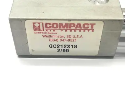 Used Compact Air Products GC212X18 Pneumatic Cylinders Michigan US | Maverick Industrial Sales #1396806