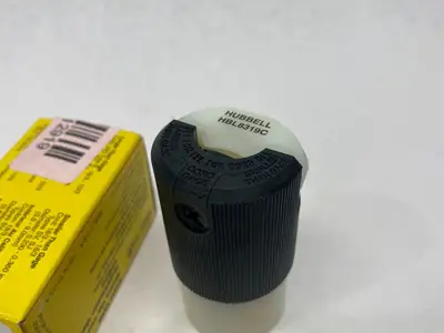 USED HUBBELL INSULGRIP HOSPITAL GRADE OUTLET RECEPTACLE BODY 2-POLE 3-WIRE