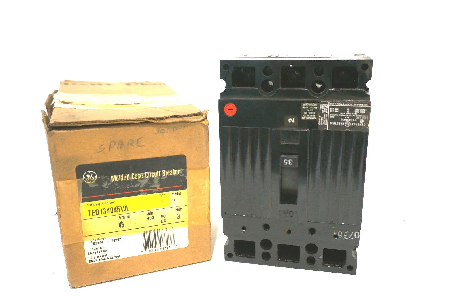 NEW GENERAL ELECTRIC TED134045WL CIRCUIT BREAKER