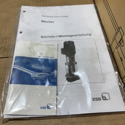 NEW KSB Movitec VSF 4/12 B