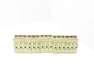 ABB S503-X16 3-Pole Circuit Breaker 16A 230/400V DIN Mountable Lot of 5