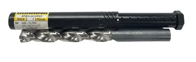 Guhring 13.7mm HSS Drill Bit Jobber Length Parabolic Flute 130 Deg