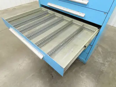 Nu-Era Modular Tool Storage Cabinet 9 Drawer 45x28x61" Stanley Vidmar Lista