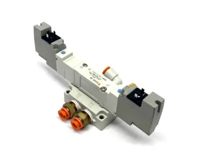 SY5440-6D | SMC  Solenoid Valve & Base - Used