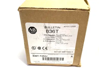 USED ALLEN-BRADLEY SER. A ELECTRO-MECHANICAL PRESSURE CONTROL SWITCH