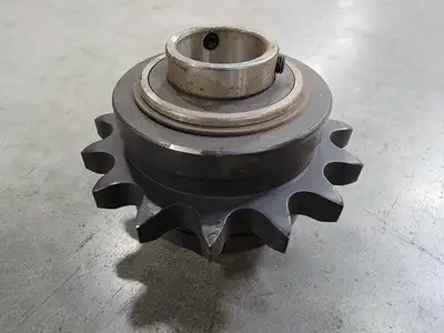 Idler Roller Chain Sprocket 80C15107IA, Size 80, 15 Teeth w/ ER23 Bearing