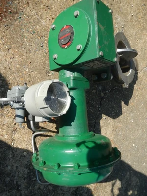 Fisher 8" 150 Class, 316 Stainless E-Disc Control Valve