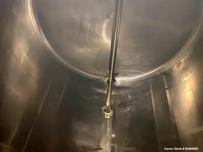 Used 4,500 Gallon Stainless Steel Mixing Tank | Trinity Horizontal Vessel w/ Admix Rotosolver