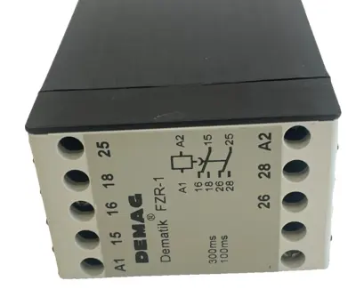 NEW DEMAG FZR-1 OVERLOAD RELAY 44856244 FZR1 110-120V 50-60HZ