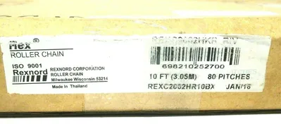 NEW REXNORD REXC2062HR10BX ROLLER CHAIN 10'