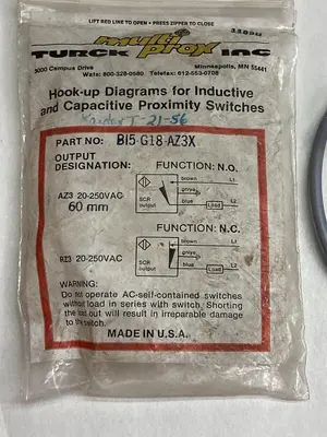 New | in-Stock TURCK B15-G18-AZ3X Sensors | Surplus Asset Holdings #1206620