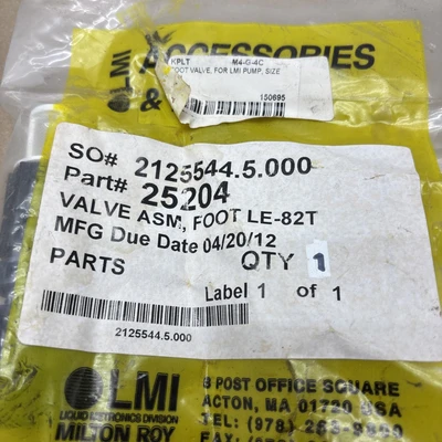 NEW LMI LIQUID METRONICS 25204
