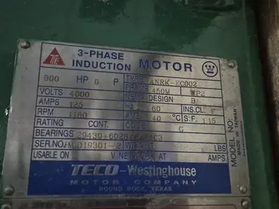 Used TECO-WESTINGHOUSE ANRK-EC002 Motors (misc) British Columbia CA | Lenmark #478089
