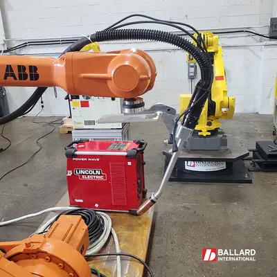 ABB IRB 4600-20/2.5 Welding Robot w/ IRC5 Controller & Lincoln R450 Weld Package