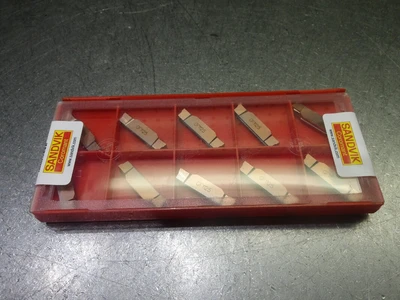 Sandvik Carbide Grooving Inserts QTY10 N123H2-0452-0002-GF 1125 (LOC2362)