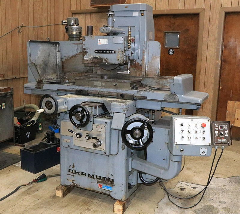 USED 1980 Okamoto ACCUGAR 124N, 1980, 3X AUTO FEEDS, AUTO IDF