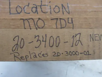 USED BECK 20-3400-12 POSITION SENSOR 20-3400-12 20-2992-02 20-2991 20340012