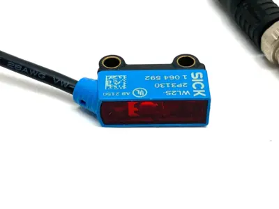 USED SICK RETROREFLECTIVE PHOTOELECTRIC SENSOR, RECTANGULAR 1064592