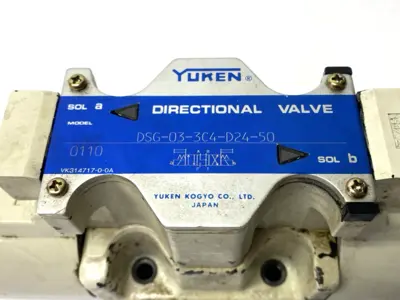 USED YUKEN HYDRAULIC DIRECTIONAL CONTROL VALVE 31.5MPA SHELFWARE