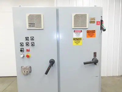 Hoffman Electrical Enclosure Control Panel 60x49x12" JIC 30A Breaker A60X4912