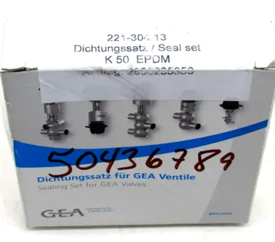 NEW TUCHENHAGEN GEA 221-304.13 SEAL SET K 50 EPDM 22130413
