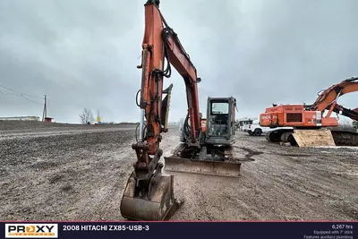Used 2008 HITACHI ZX85-USB-3 Excavators New Jersey US | Proxy Equipment #1378067