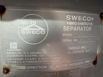 Used SWECO XS48SS88 Sweco Screens California US | Machinery & Equipment #1285427