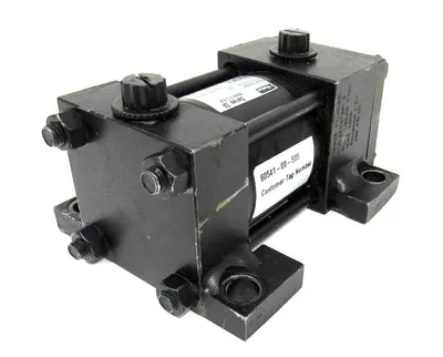 USED PARKER 02.00-C2AU14A-1.000 HYDRAULIC CYLINDER 0200C2AU14A1000 SER 2A