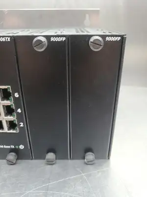 USED N-TRON 9000B Dock w/79002CPU, (2) 9006TX, (2) 9000FP Cards