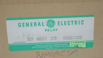 NEW GENERAL ELECTRIC 12HGA17S52 RELAY MODULE 357-96017-CFR