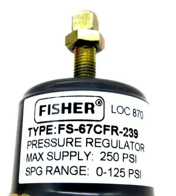 NEW FISHER FS67CFR-239 REGULATOR FS67CFR239