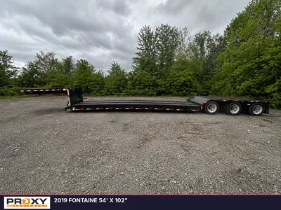 Used 2019 FONTAINE 54' X 102" Lowboy Trailers Ohio US | Proxy Equipment #1388696