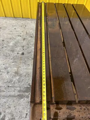 32" X 64" T SLOTTED STEEL DRILL BOX SETUP TABLE: STOCK #23229