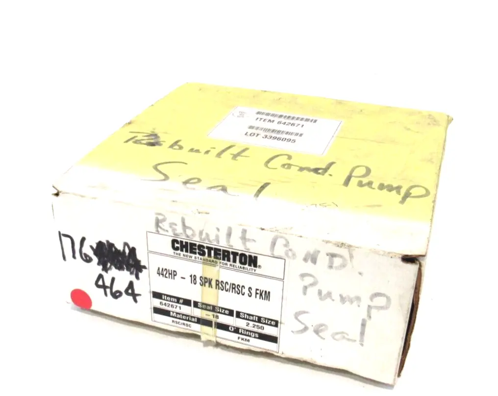 REFURBISHED CHESTERTON 642671 PUMP SEAL 442HP-18 SPK RSC/RSC S FKM 2.250 SHAFT