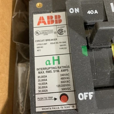 NEW ABB EHB63040L