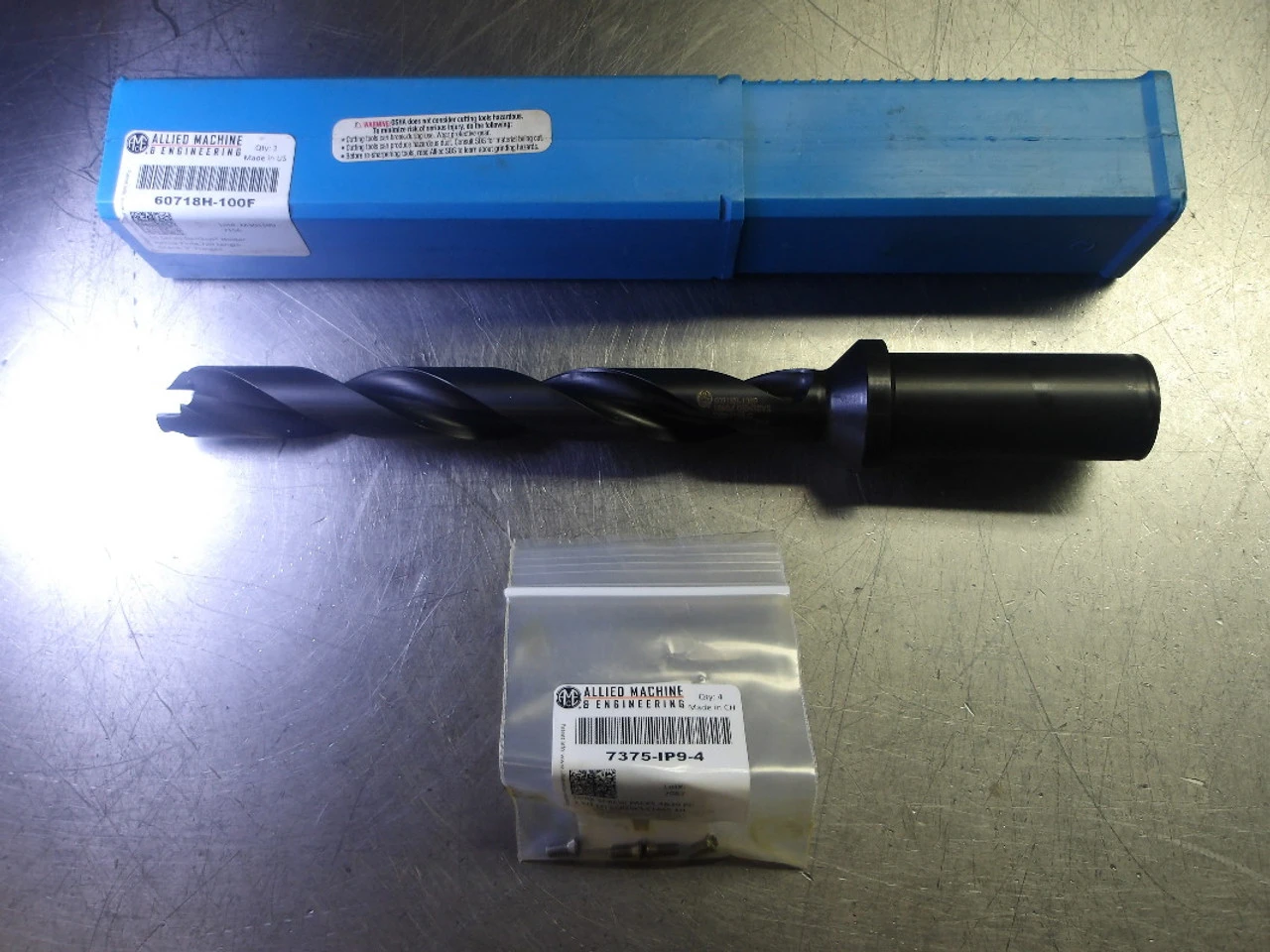 AMEC GEN3SYS 18mm Coolant Thru Indexable Drill 1" Shank 60718H-100F (LOC1817B)