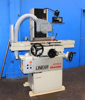 Used 2013 Okamoto Linear 618B, 2013, SONY 2X DRO (.00005" Res.), Reciprocating Surface Grinders New Jersey US | Machinery Values #944349