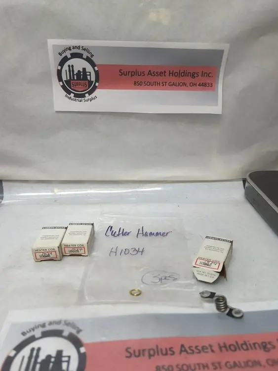 New | in-Stock CUTLER-HAMMER H1034 Miscellaneous Equipment (Electrical & Power) | Surplus Asset Holdings #1199910