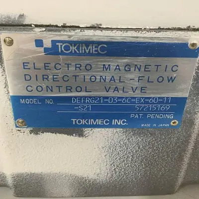 USED TOKIMEC DEFRG21-03-6C-EX-60-11-S21