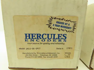 Hercules 2411-5K-SPCT Rotary Encoder Lot of 2