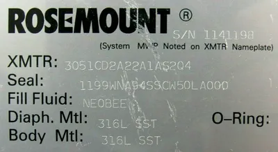 NEW ROSEMOUNT 3051CD2A22A1AS2Q4 PRESSURE TRANSMITTER
