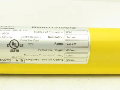 Allen Bradley 440L-R4J0480YD Light Curtain Guardmaster Receiver Only Ser A Rev B